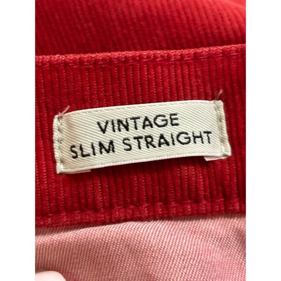 J. Crew Vintage Slim Straight Jeans, Corduroy, cozy, preppy, polished casual - Picture 4 of 5